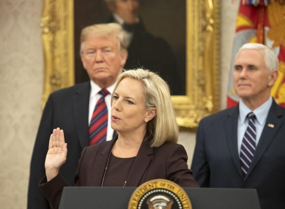Trump Hosts a Naturalization Ceremony
