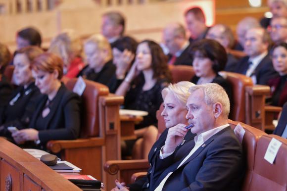 dancila langa dragnea sedinta psd - inquam ganea