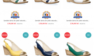 sandale piele